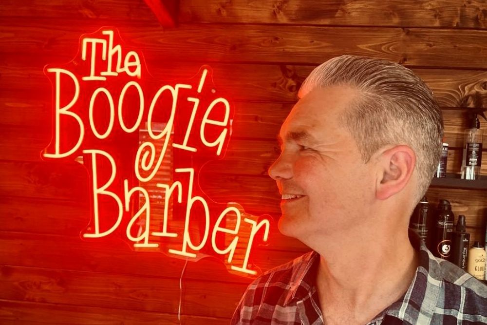 The Boogie Barber Logo